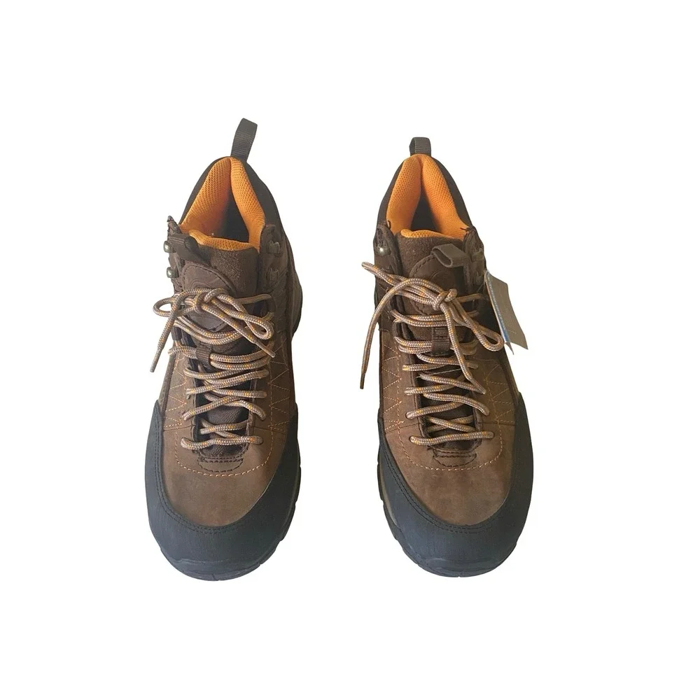 Elk Woods Blaze Men's Hiking Boots 10M Brown Waterproof Leather‎ Trail Shoes NWT